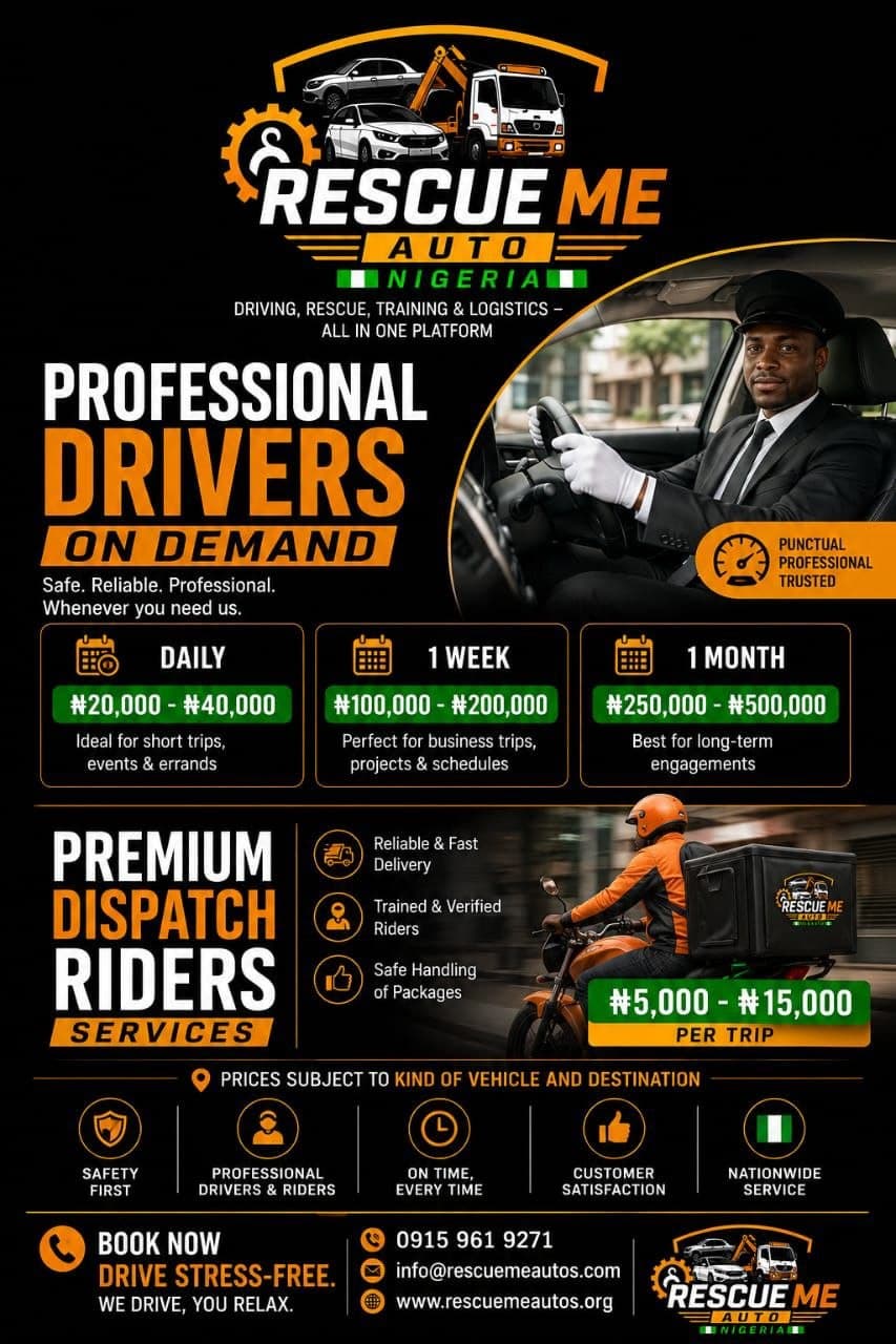 Professional drivers on demand and premium dispatch riders